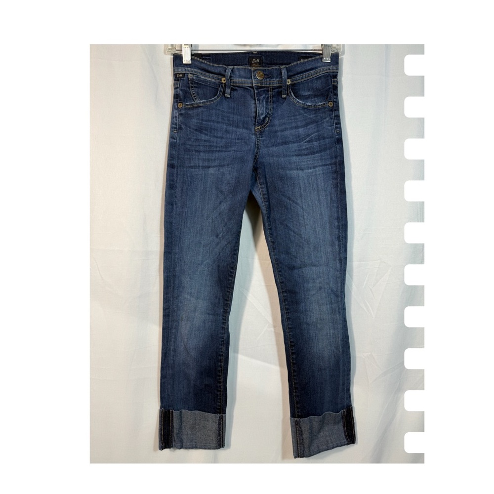 Citizens of Humanity‎ Dani Cropped Straight Leg Jeans Dark Wash Blue 24 1386-243